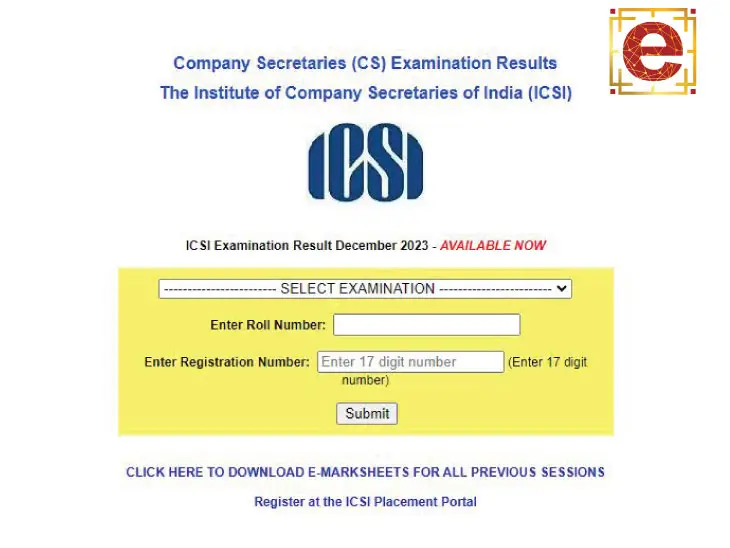 ICSI CS Results