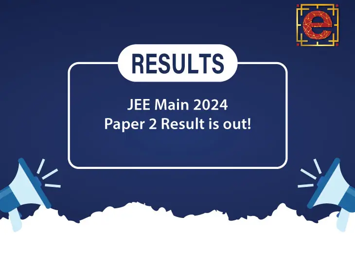 JEE Main Paper 2 result